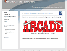 Tablet Screenshot of boulderarcadefactory.com
